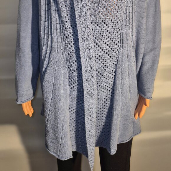 ARCHITECT Cardigan knit sweater, Blue in size 2XL - Picture 12 of 16
